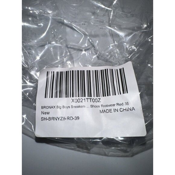 BRONAX SPIDERMAN Athletic Shoes Boys Eur 39 Elastic Toggle Lace Red And Black - Picture 6 of 6